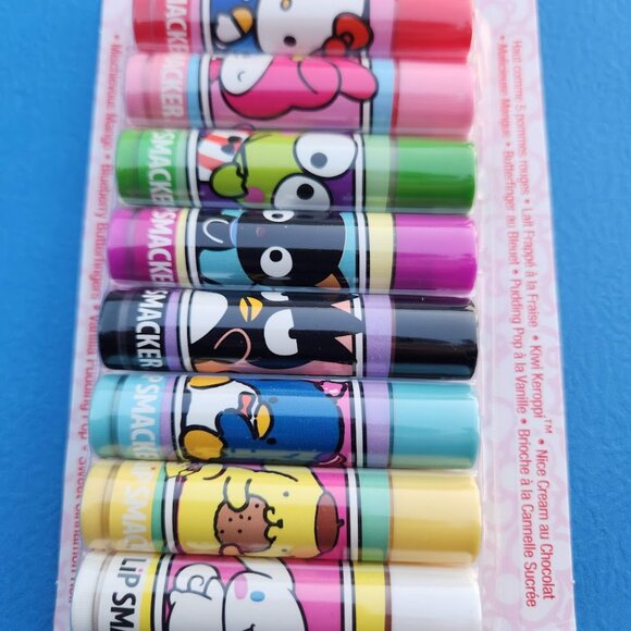 NEW Lip Smacker Sanrio Hello Kitty 8-Piece Flavored Lip Balm My Melody Little - Picture 16 of 16